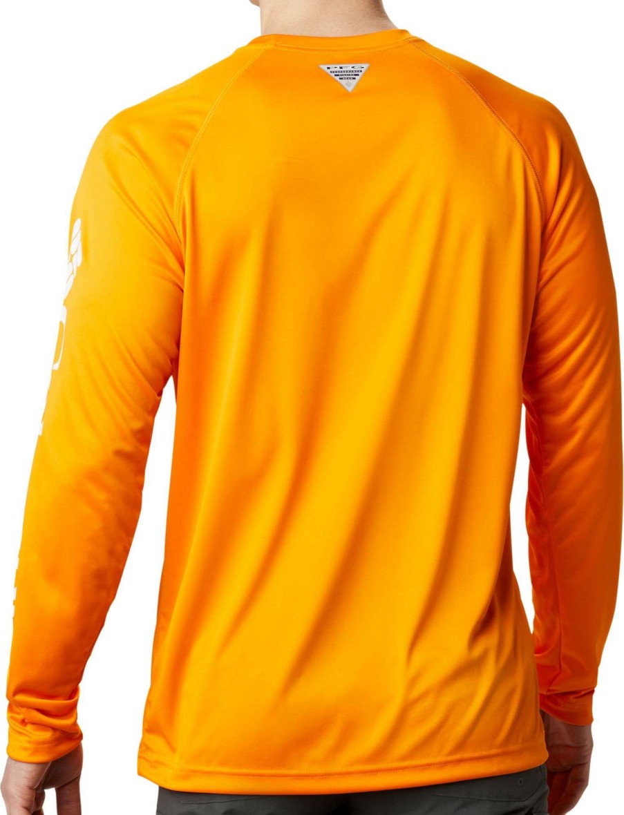 Shirts * | Columbia Men'S Tennessee Volunteers Tennessee Orange Terminal Tackle Long Sleeve T-Shirt