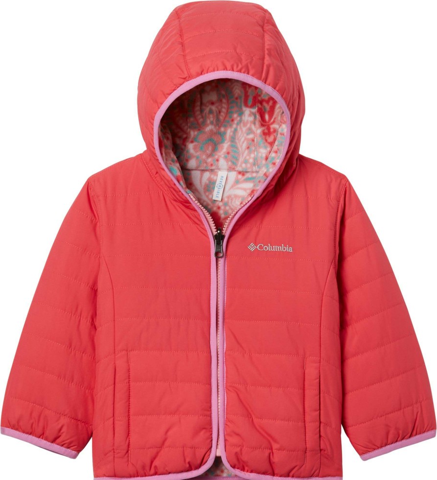 Jackets * | Columbia Toddler Girls' Reversible Double Trouble Insulated Jacket For Boys'