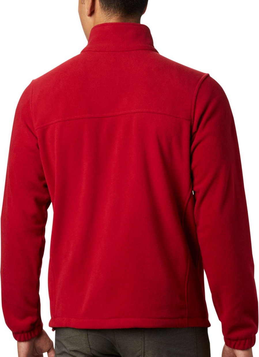 Jackets * | Columbia Men'S Alabama Crimson Tide Crimson Flanker Full-Zip Fleece Jacket