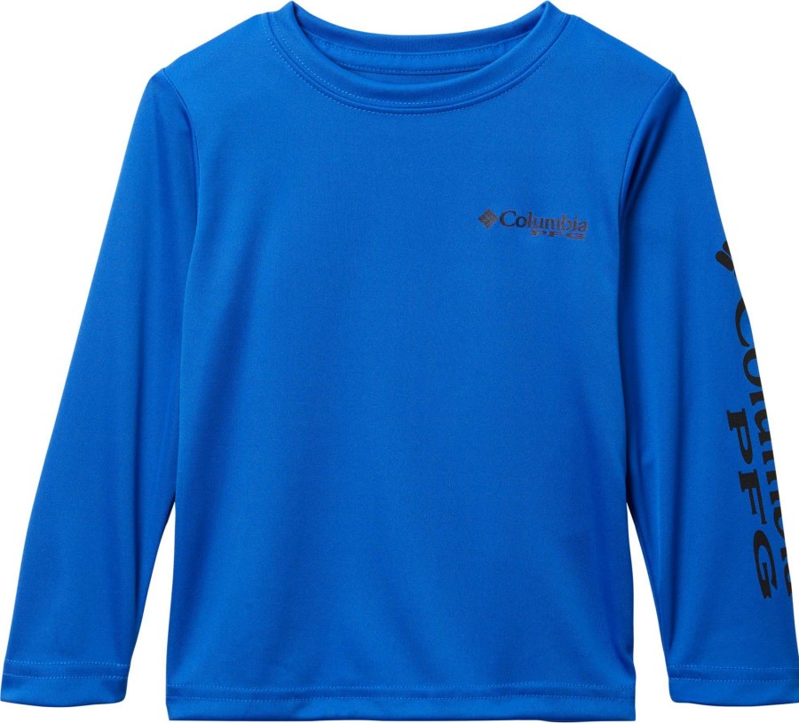 Shirts * | Columbia Boys' Terminal Tackle Pfg Long Sleeve Shirt For Girls'