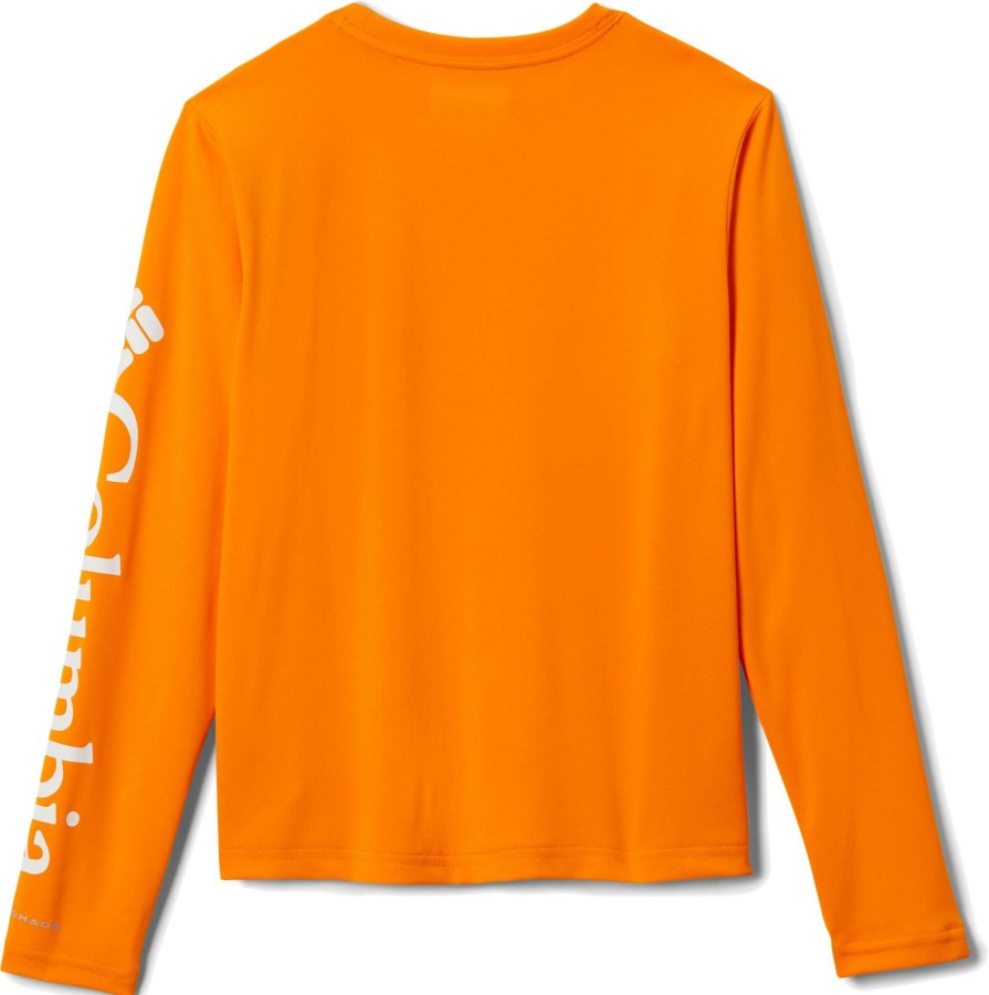 Shirts * | Columbia Youth Tennessee Volunteers Tennessee Orange Terminal Tackle Long Sleeve T-Shirt For Boys'