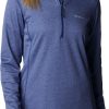 Jackets * | Columbia Women'S Park View Grid Fleece 1/2 Zip Pullover