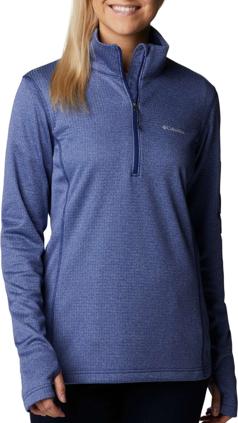 Jackets * | Columbia Women'S Park View Grid Fleece 1/2 Zip Pullover