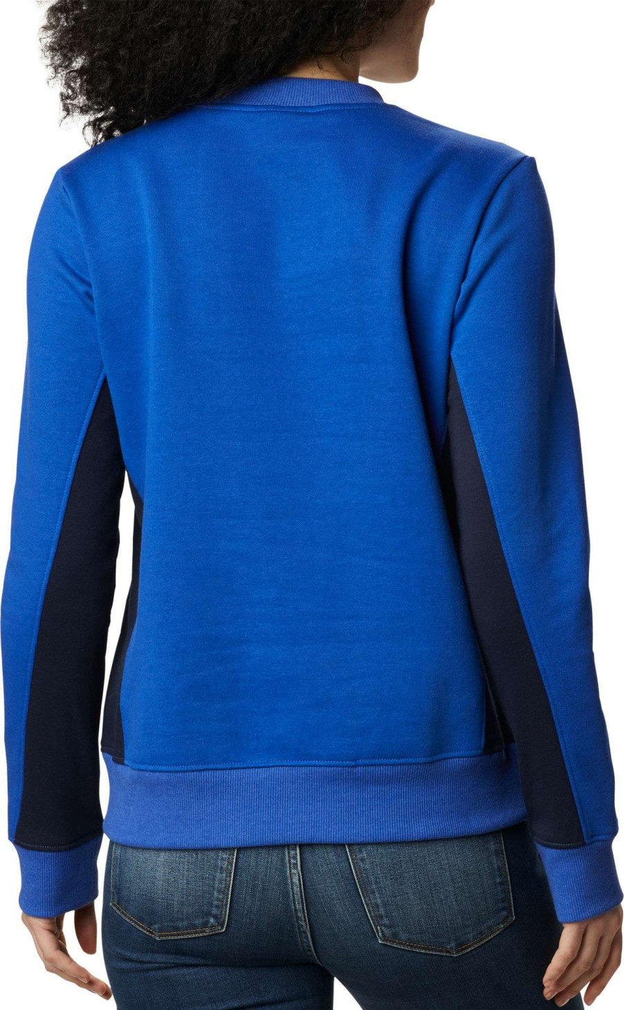 Sweatshirts * | Columbia Women'S Lodge Pullover Sweatshirt Lapis Blu/Drk Nctrnl