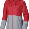 Jackets * | Columbia Women'S St. Louis Cardinals Red Flash Forward Windbreaker