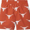 Shorts * | Columbia Youth Texas Longhorns Backcast Printed Performance Orange Shorts For Girls'