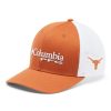 Hats * | Columbia Men'S Texas Longhorns Green Pfg Mesh Fitted Hat