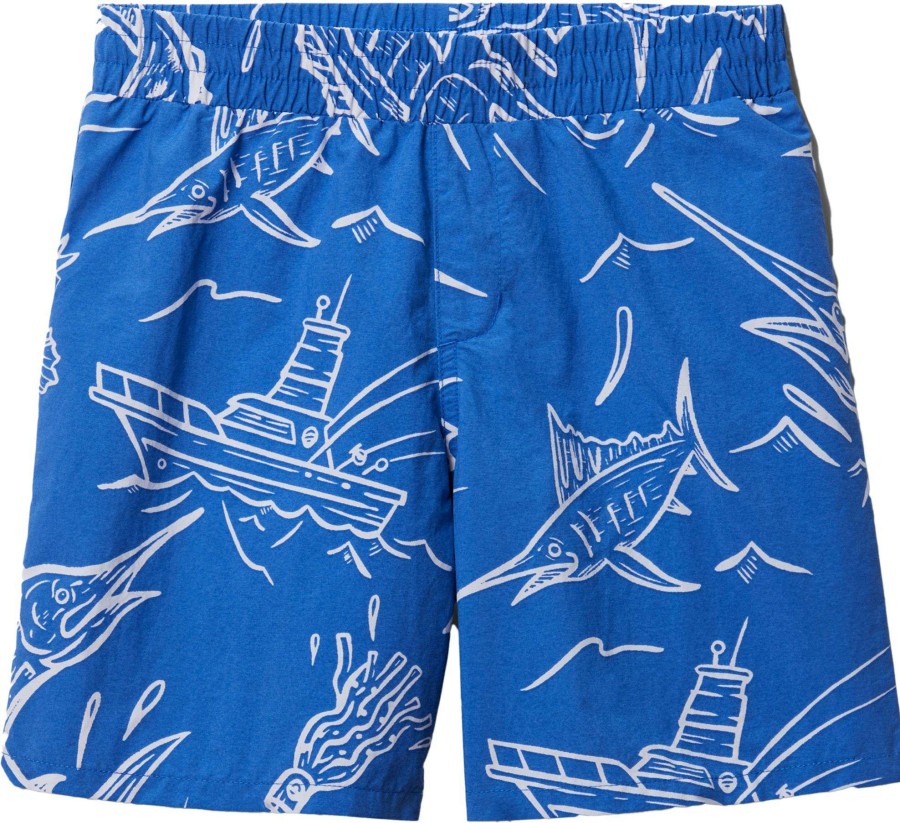 Shorts * | Columbia Boys' Pfg Super Backcast Board Shorts