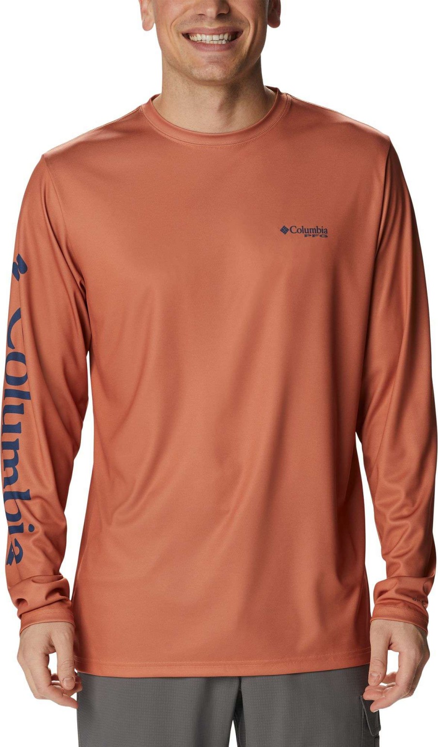 Shirts * | Columbia Men'S Terminal Tackle Pfg Carey Chen Long Sleeve Shirt