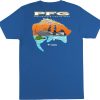 Shirts * | Columbia Men'S Pfg Forcast Graphic Short Sleeve T-Shirt Vivid Blue