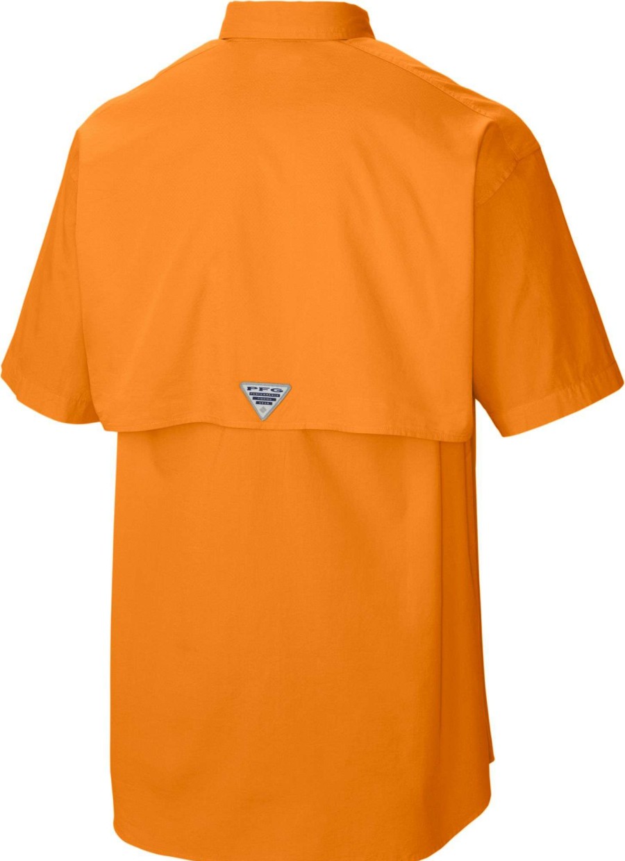 Shirts * | Columbia Men'S Tennessee Volunteers Tennessee Orange Tamiami Performance Short Sleeve Shirt