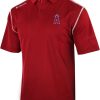 Shirts * | Columbia Men'S Los Angeles Angels Red Shotgun Polo