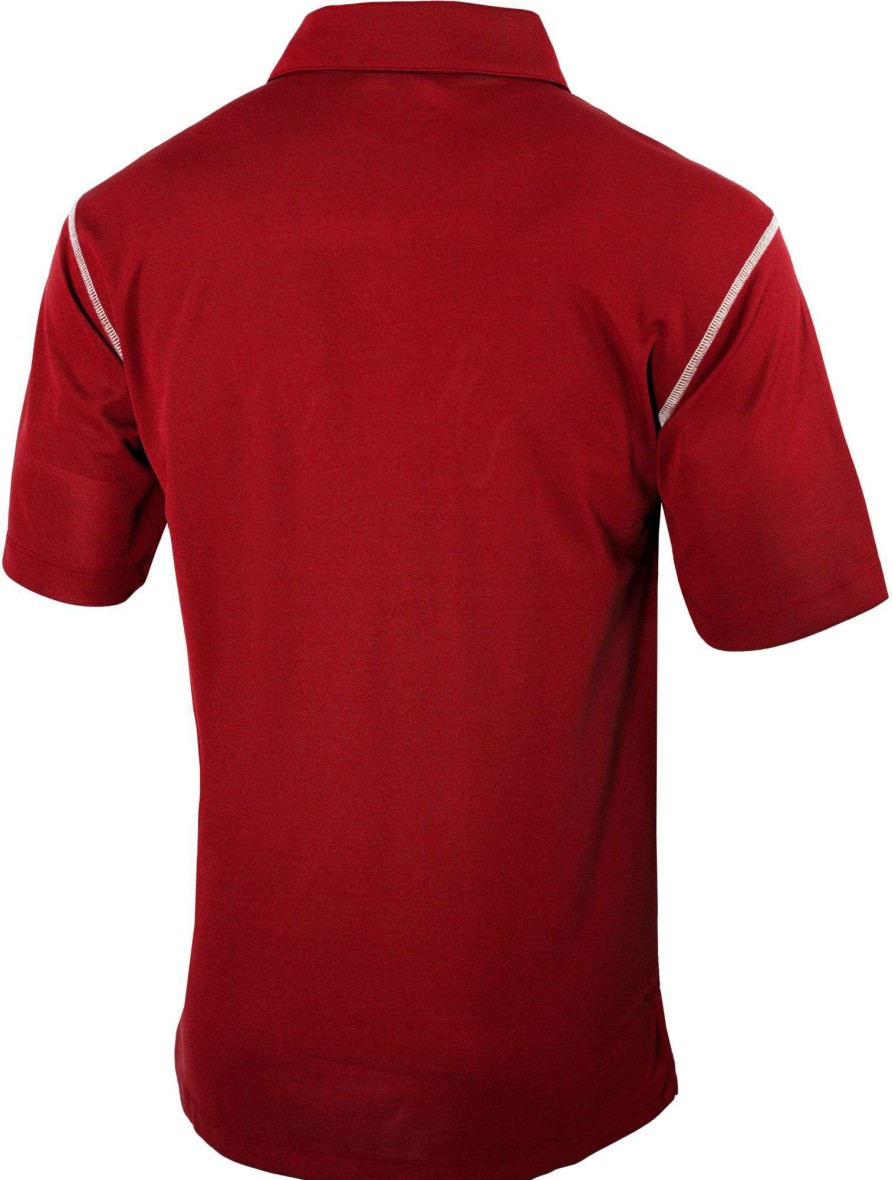 Shirts * | Columbia Men'S Los Angeles Angels Red Shotgun Polo