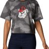 Shirts * | Columbia Women'S Georgia Bulldogs Grey Park Box Shirt