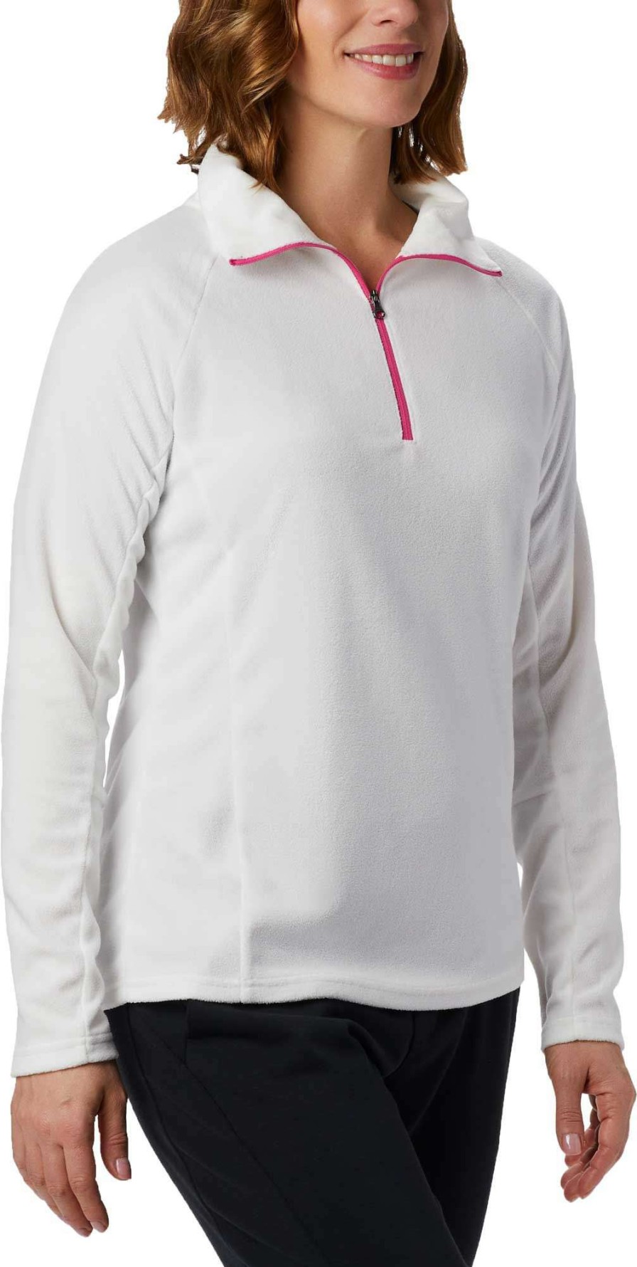 Shirts * | Columbia Women'S Tested Tough In Pink Glacial Half Zip Pullover