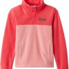 Jackets * | Columbia Youth Steens Mountain 1/4 Snap Fleece Pull-Over For Girls'