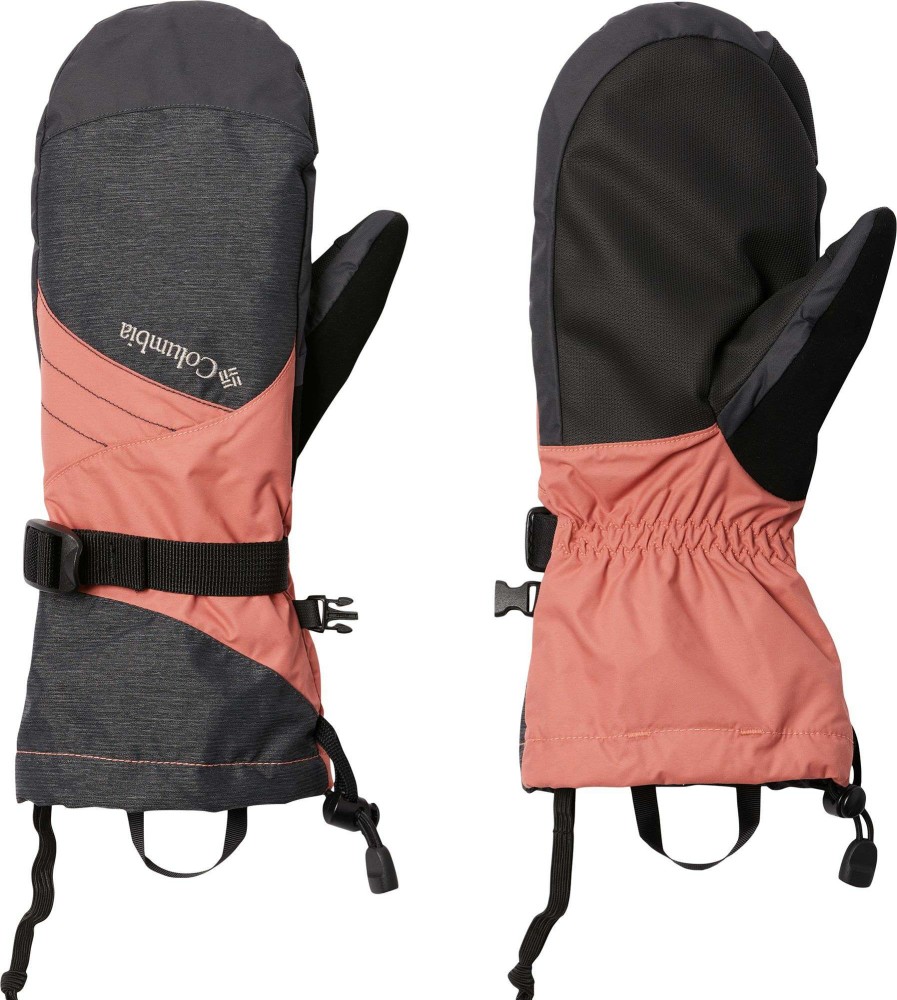 Gloves * | Columbia Women'S Bugaboo Ii Mitten Dark Coral/Shark