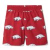 Shorts * | Columbia Youth Arkansas Razorbacks Backcast Printed Performance Cardinal Shorts For Boys'