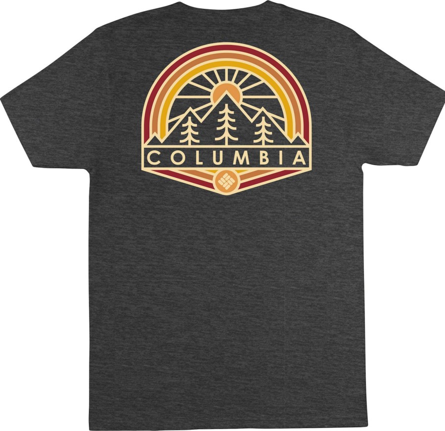 Shirts * | Columbia Men'S Collection Graphic T-Shirt Charcoal Heather