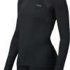 Shirts * | Columbia Women'S Heavyweight Stretch Baselayer Long Sleeve Shirt Black