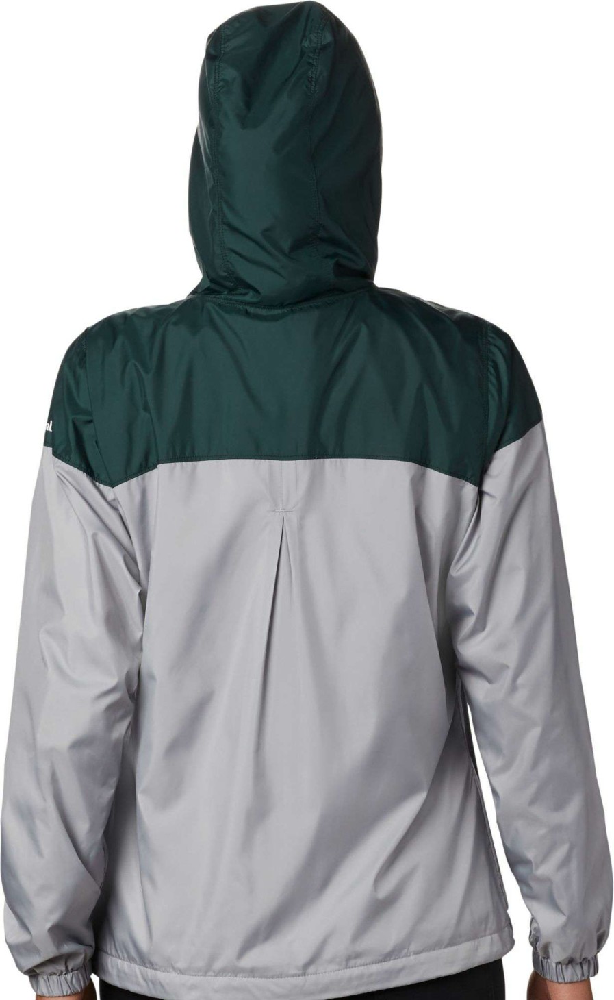 Jackets * | Columbia Women'S Michigan State Spartans Green/Grey Clg Flash Forward Lined Jacket