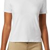 Shirts * | Columbia Women'S Essential Elements Short Sleeve Shirt White