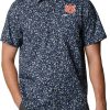 Shirts * | Columbia Men'S Auburn Tigers Blue Slack Tide Button-Down Shirt