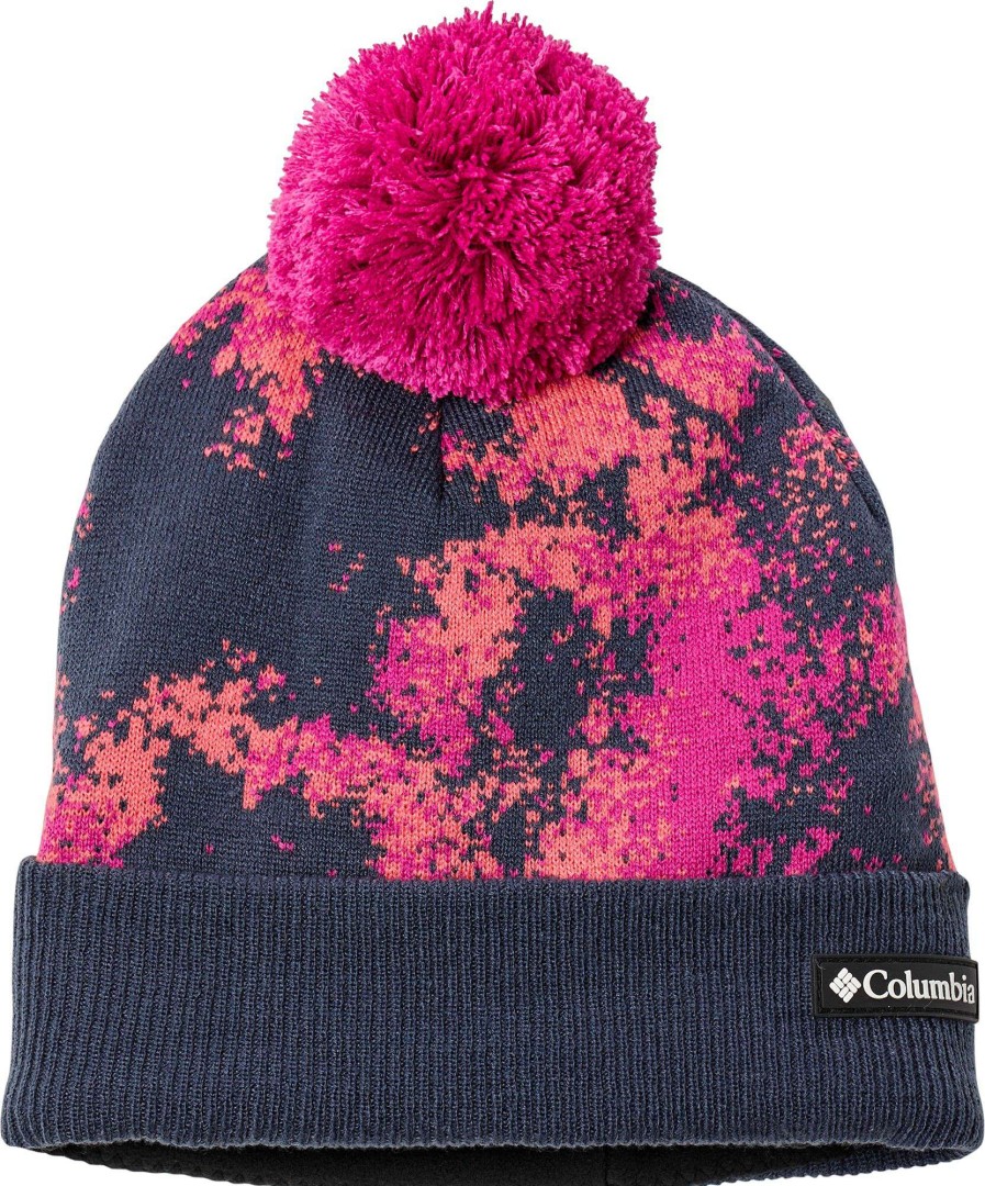 Hats * | Columbia Women'S Polar Powder Ii Beanie Nocturnal Lookup Print