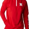 Jackets * | Columbia Men'S Nebraska Cornhuskers Scarlet Pfg Terminal Tackle Quarter-Zip Pullover Shirt