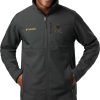 Jackets * | Columbia Men'S Notre Dame Fighting Irish Grey Ascender Jacket