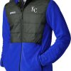 Jackets * | Columbia Men'S Kansas City Royals Blue Full-Zip Fleece Jacket