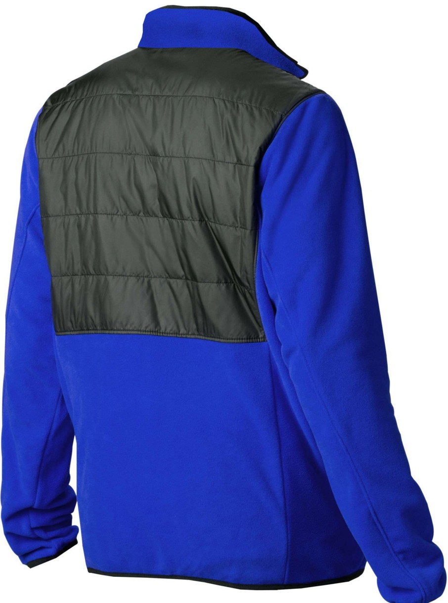 Jackets * | Columbia Men'S Kansas City Royals Blue Full-Zip Fleece Jacket