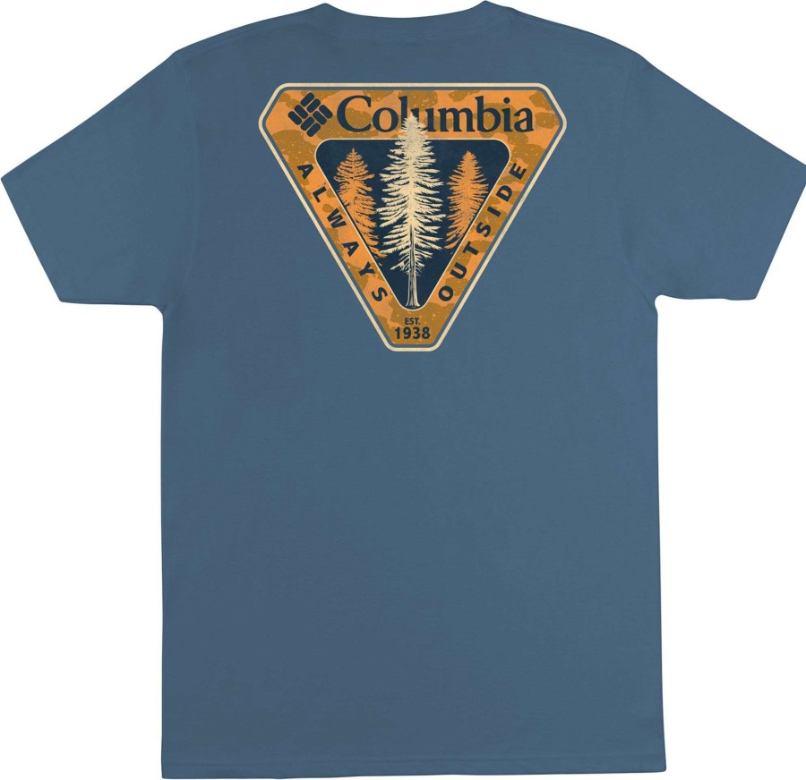 Shirts * | Columbia Men'S Danno Graphic T-Shirt Steel