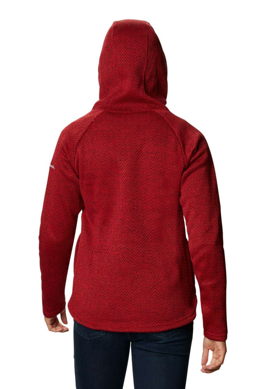 Sweatshirts * | Columbia Women'S Alabama Crimson Tide Crimson Darling Days Full-Zip Hoodie