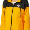 Jackets * | Columbia Women'S Iowa Hawkeyes Black/Gold Clg Flash Forward Lined Jacket