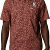 Shirts * | Columbia Men'S Florida State Seminoles Garnet Slack Tide Button-Down Shirt