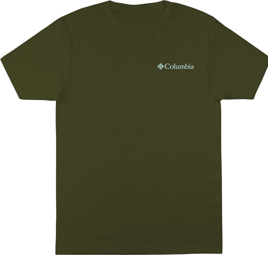 Shirts * | Columbia Men'S Camper Graphic Short Sleeve T-Shirt Surplus Green