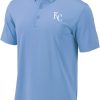 Shirts * | Columbia Men'S Kansas City Royals White Drive Performance Polo