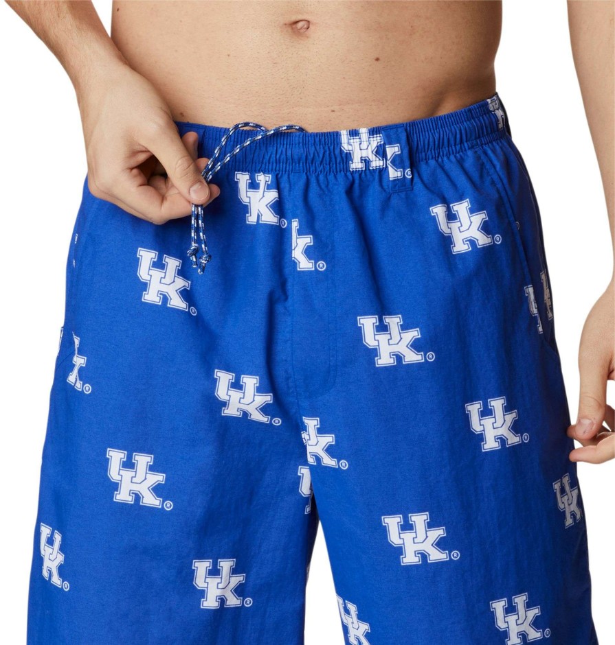 Shorts * | Columbia Men'S Kentucky Wildcats Royal Blue Backcast Performance Shorts