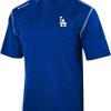 Shirts * | Columbia Men'S Los Angeles Dodgers Blue Shotgun Polo