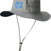 Hats * | Columbia Men'S North Carolina Tar Heels Grey Bora Bora Booney Hat