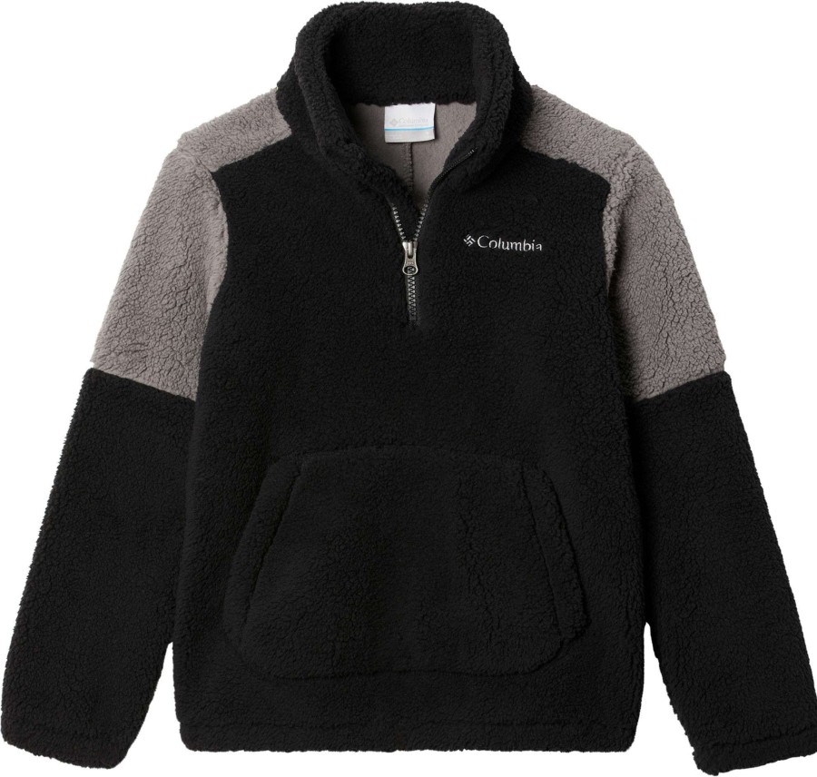 Jackets * | Columbia Boy'S Rugged Ridge Iii Sherpa 1/2 Zip Pullover For Boys'