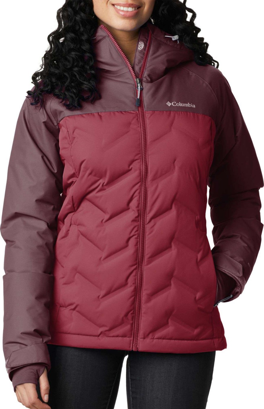 Jackets * | Columbia Women'S Grand Trek Down Jacket Marsala Red