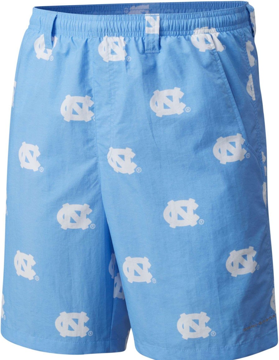 Shorts * | Columbia Men'S North Carolina Tar Heels Navy Backcast Performance Shorts