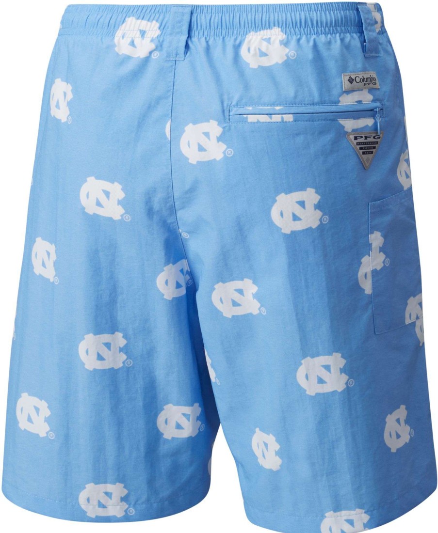 Shorts * | Columbia Men'S North Carolina Tar Heels Navy Backcast Performance Shorts