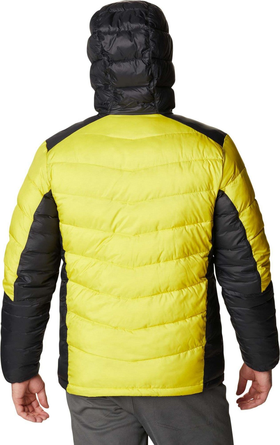 Jackets * | Columbia Men'S Labyrinth Loop Omni-Heat Infinity Insulated Hooded Jacket Laser Lemon/Black