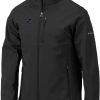 Jackets * | Columbia Men'S Miami Marlins Black Ascender Full-Zip Jacket