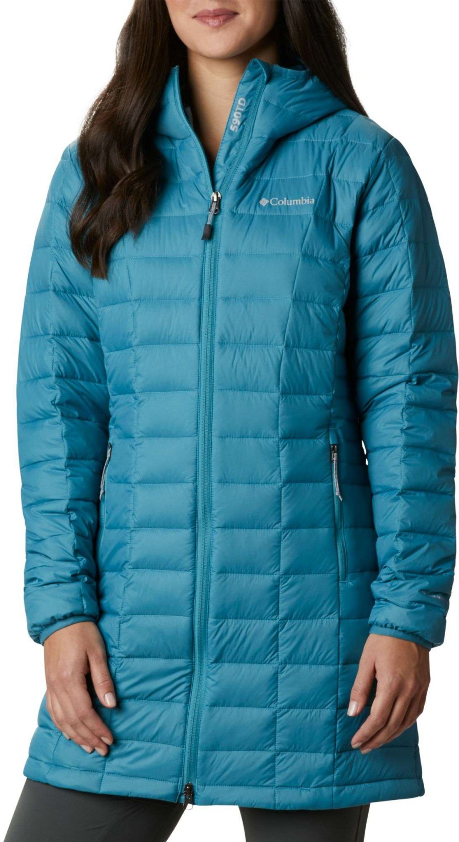 Jackets * | Columbia Women'S Voodoo Falls 590 Turbodown Mid Jacket Canyon Blue