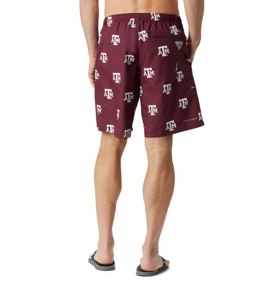 Shorts * | Columbia Men'S Texas A&M Aggies Maroon Backcast Performance Shorts