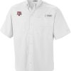 Shirts * | Columbia Men'S Texas A&M Aggies White Tamiami Performance Shirt